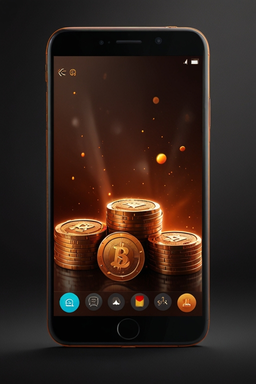 Smartphone with casino app